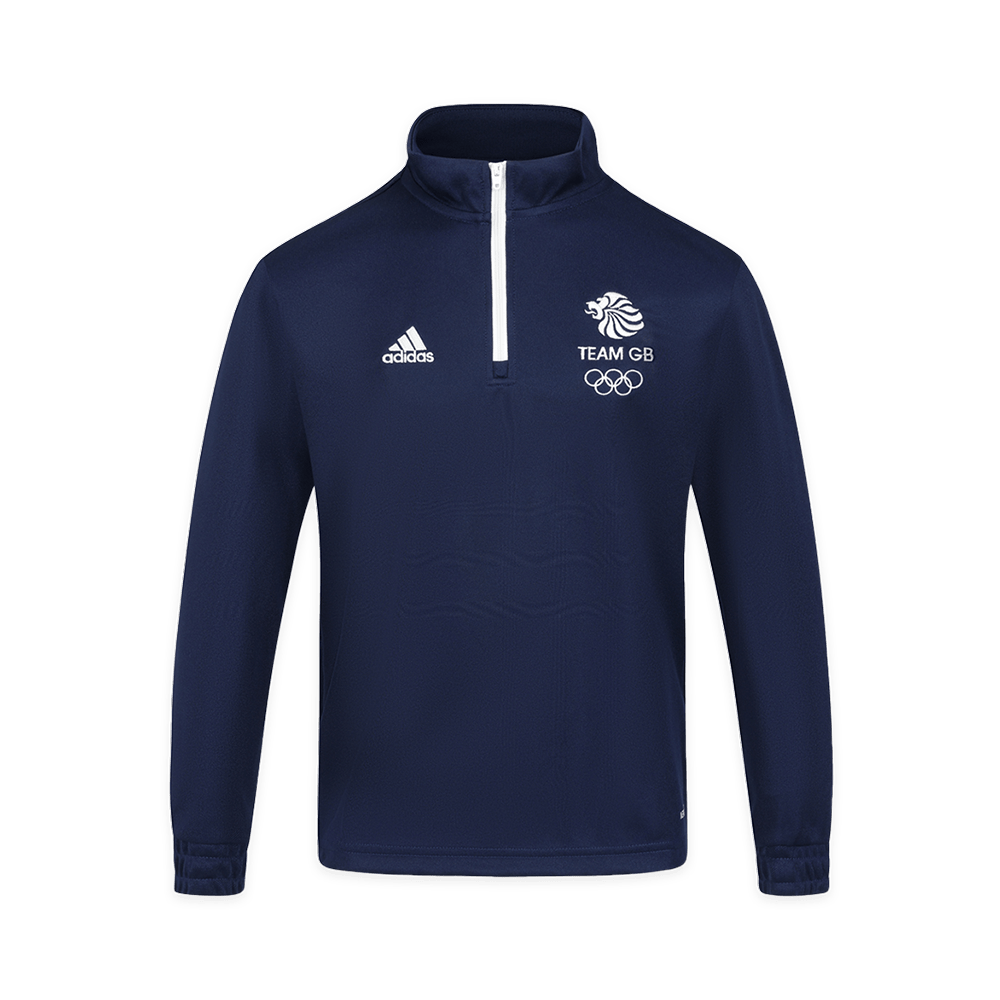 adidas Midlayer Junior adidas Team GB Training Top  - Navy