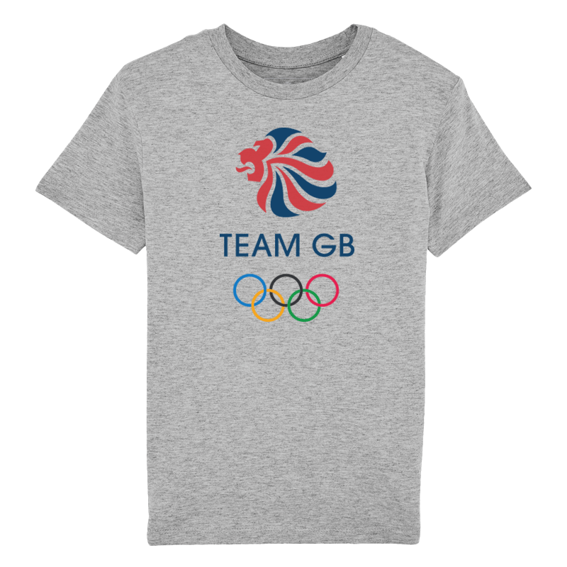 Team GB Olympic Colour Logo T-Shirt Kids - Grey
