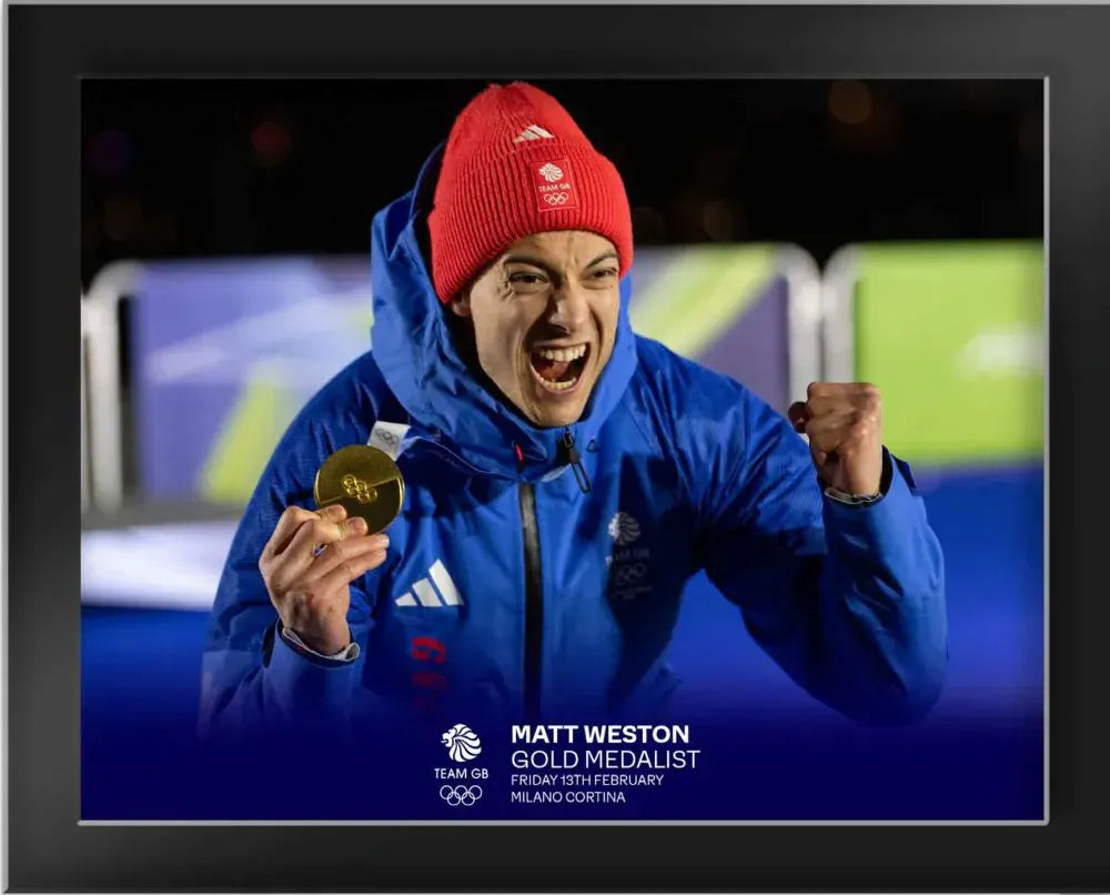 Arena Imaging Picture Matt Weston Gold Medalist Tempered Glass Frame - 8 x 6