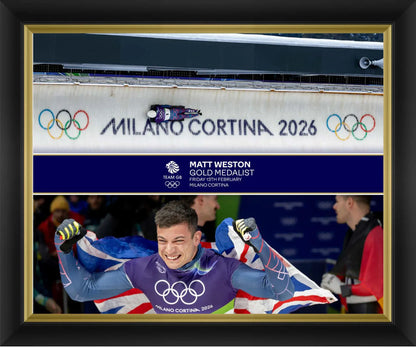 Arena Imaging Picture Matt Weston Montage Print Framed - 20 x 16