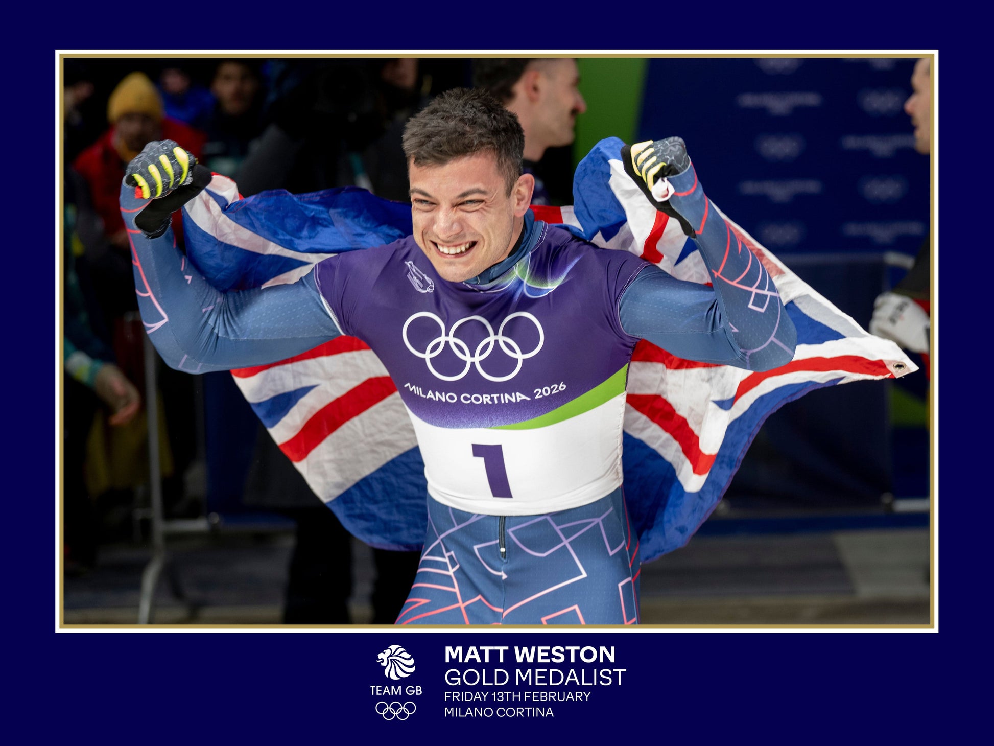 Arena Imaging Picture Matt Weston Print Framed - 16 x 12