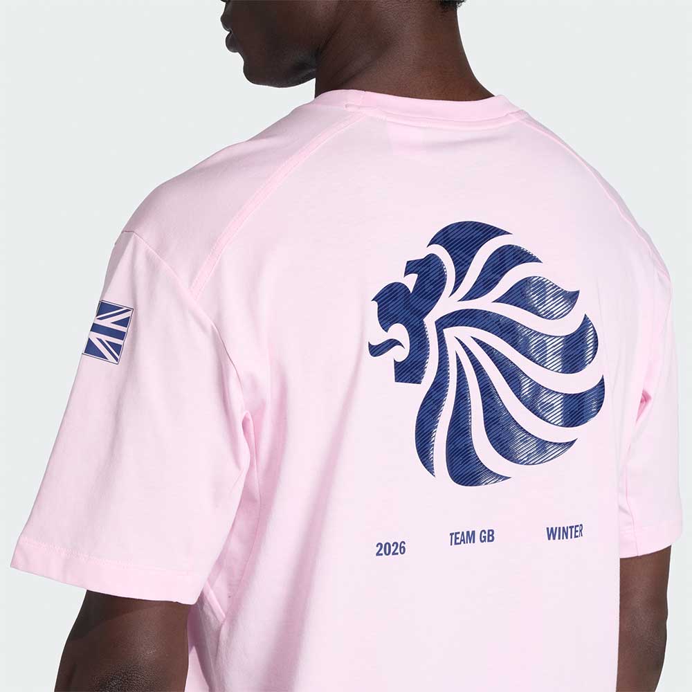 adidas T-Shirt NOT LIVE - adidas Milan 2026 Team GB GFX T-Shirt - Pink