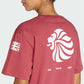 adidas T-Shirt NOT LIVE - adidas Milan 2026 Team GB GFX T-Shirt - Red - Womens