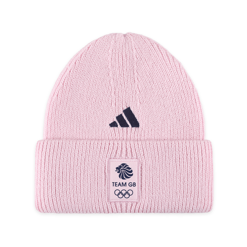 adidas Beanie Hat NOT LIVE - adidas x Team GB Milano Cortina 2026 Beanie - Pink