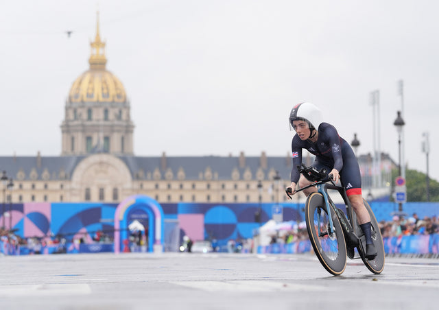 Team GB Paris Art Print "Anna Henderson Time Trial - Taking Control for Silver"