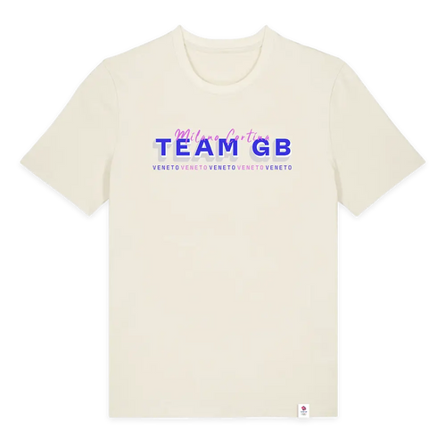 Team GB T-Shirt Team GB 2026 T-Shirt - Cream