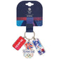 Team GB Keyring Team GB 3 Charm Keyring