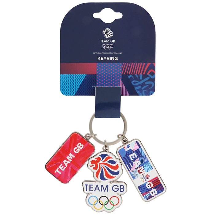 Team GB Keyring Team GB 3 Charm Keyring