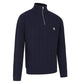 Team GB 1/4 Zip Team GB Cable Knitted 1/4 Zip - Navy