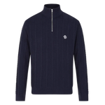 Team GB 1/4 Zip Team GB Cable Knitted 1/4 Zip - Navy