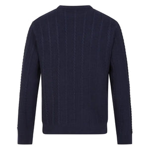 Team GB Sweatshirt Team GB Cable Knitted Crew Sweat - Navy