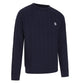 Team GB Sweatshirt Team GB Cable Knitted Crew Sweat - Navy