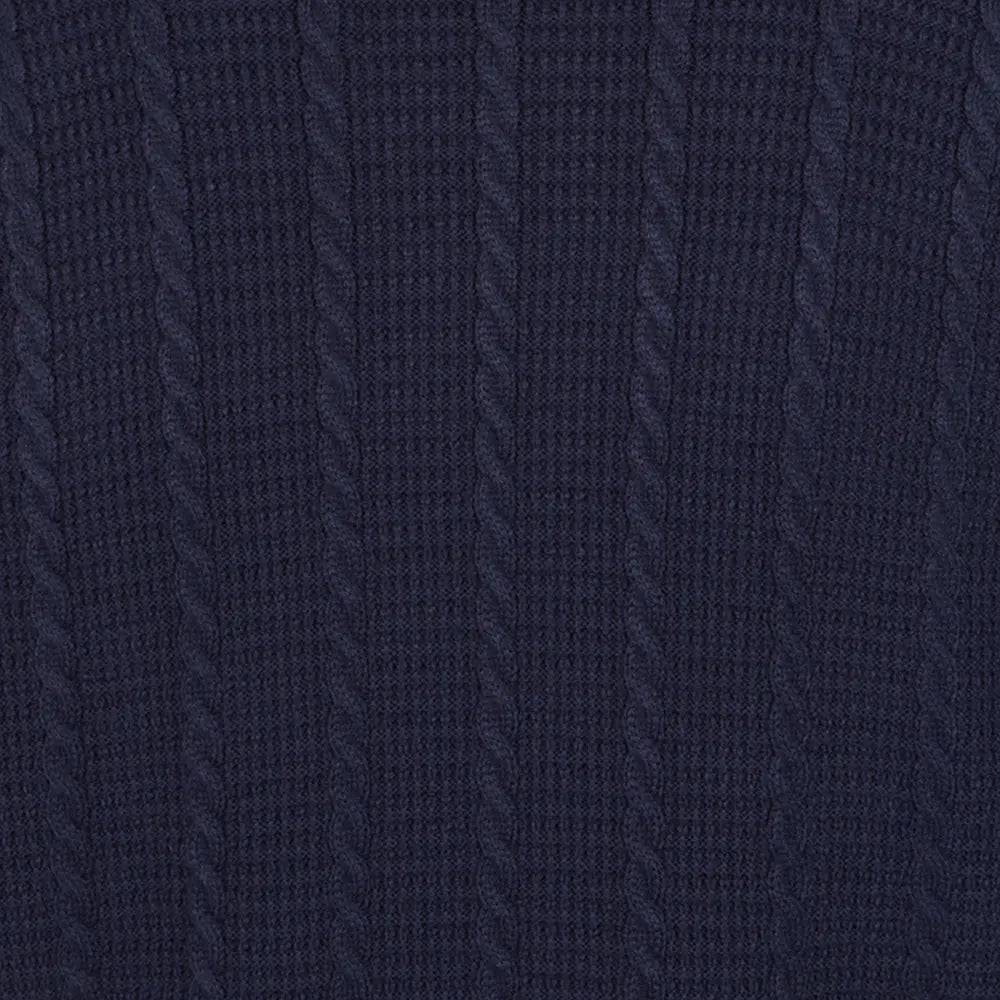 Team GB Sweatshirt Team GB Cable Knitted Crew Sweat - Navy