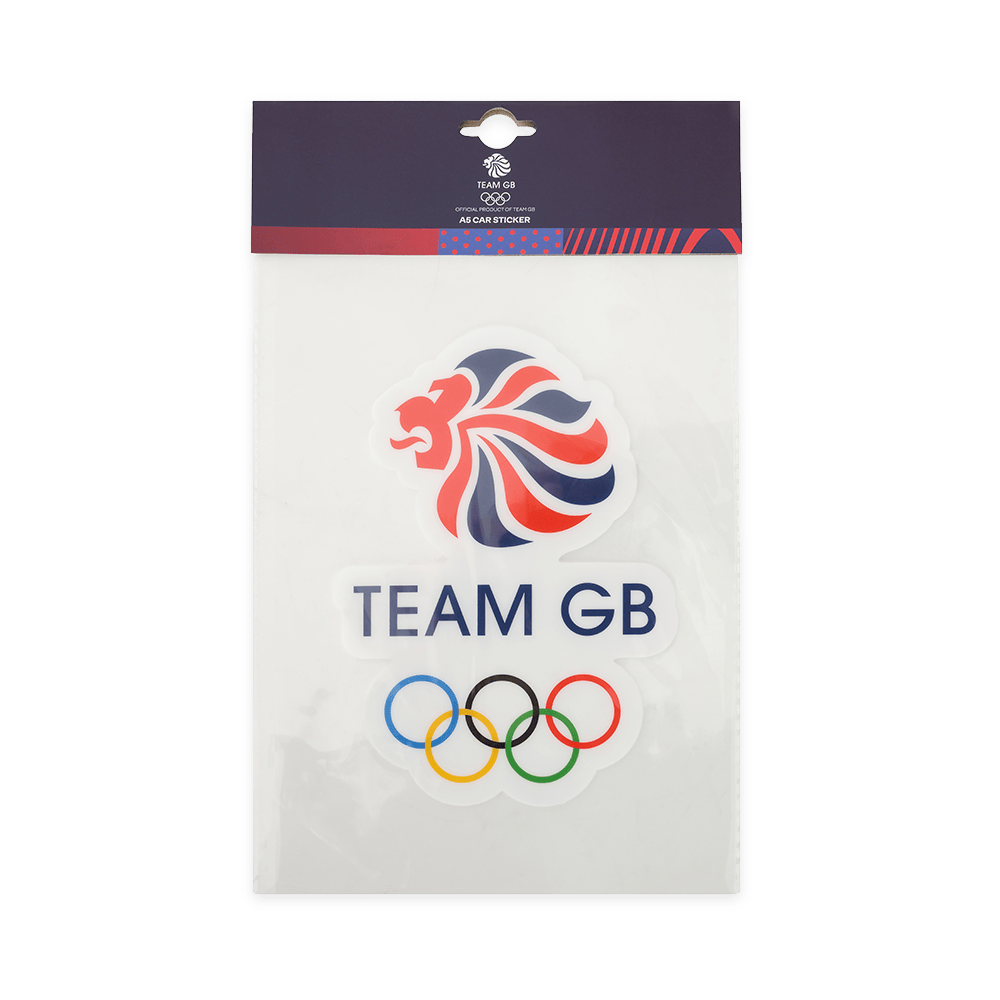 Team GB Car Sticker Team GB Car Logo Sticker - A5