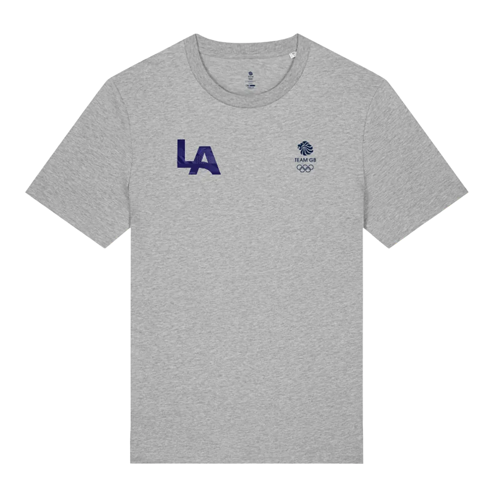 Team GB T-Shirt Team GB Core LA T-Shirt - Grey