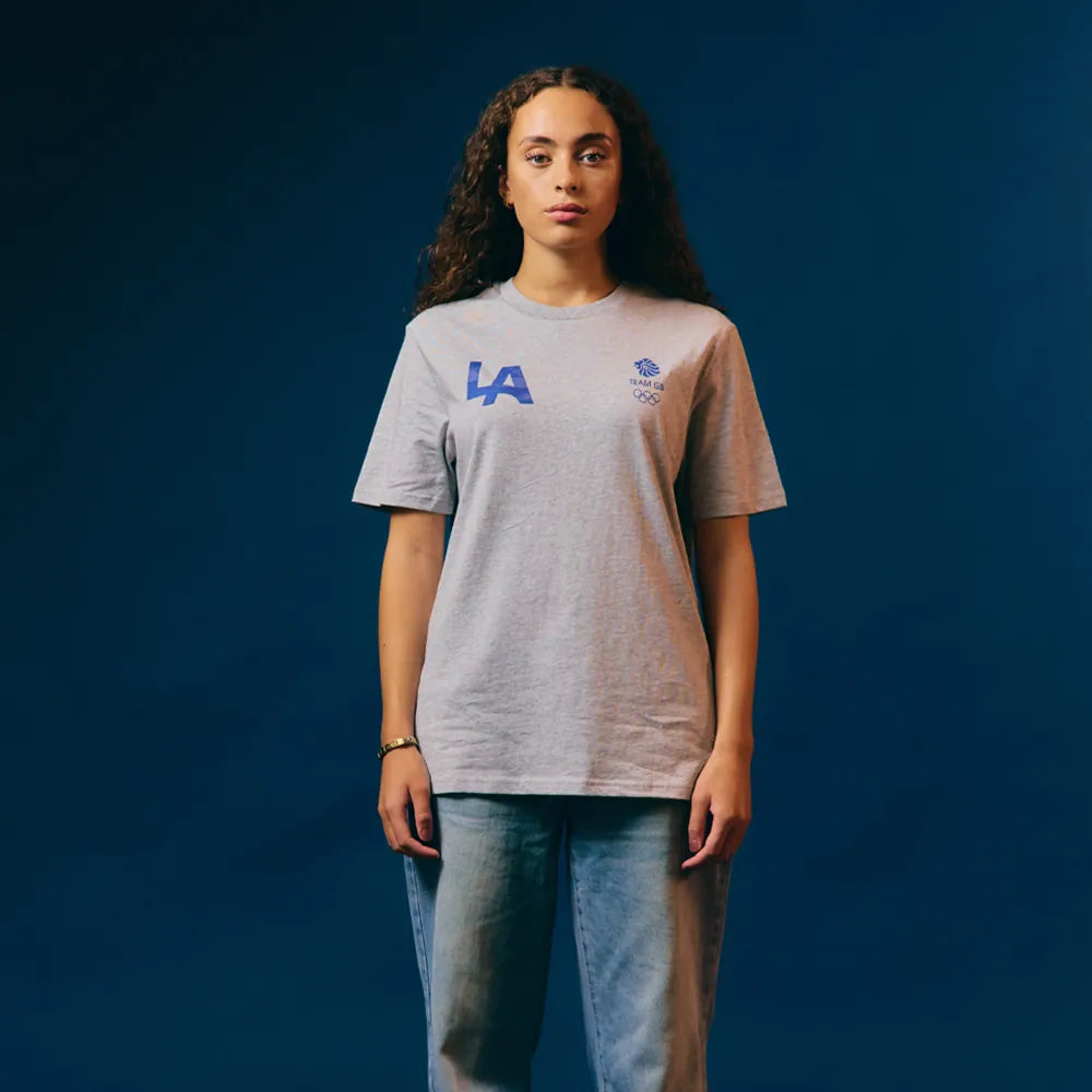 Team GB T-Shirt Team GB Core LA T-Shirt - Grey