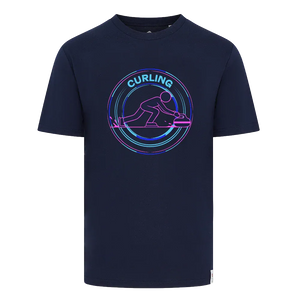 Team GB T-Shirt Team GB Curling T-Shirt - Navy