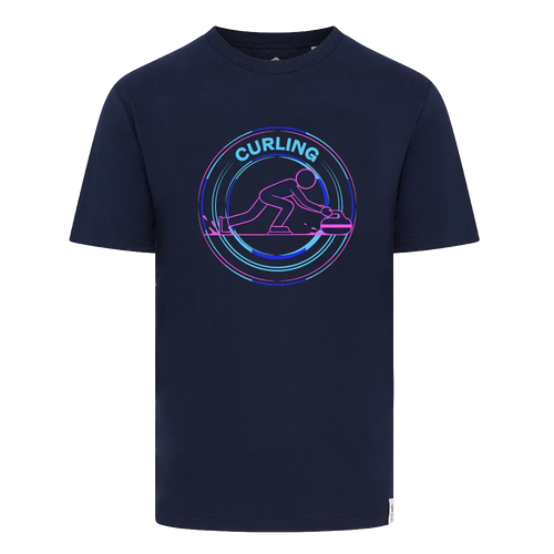Team GB T-Shirt Team GB Curling T-Shirt - Navy