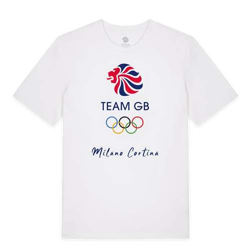 Team GB T-Shirt Team GB Logo Milan T-Shirt - White