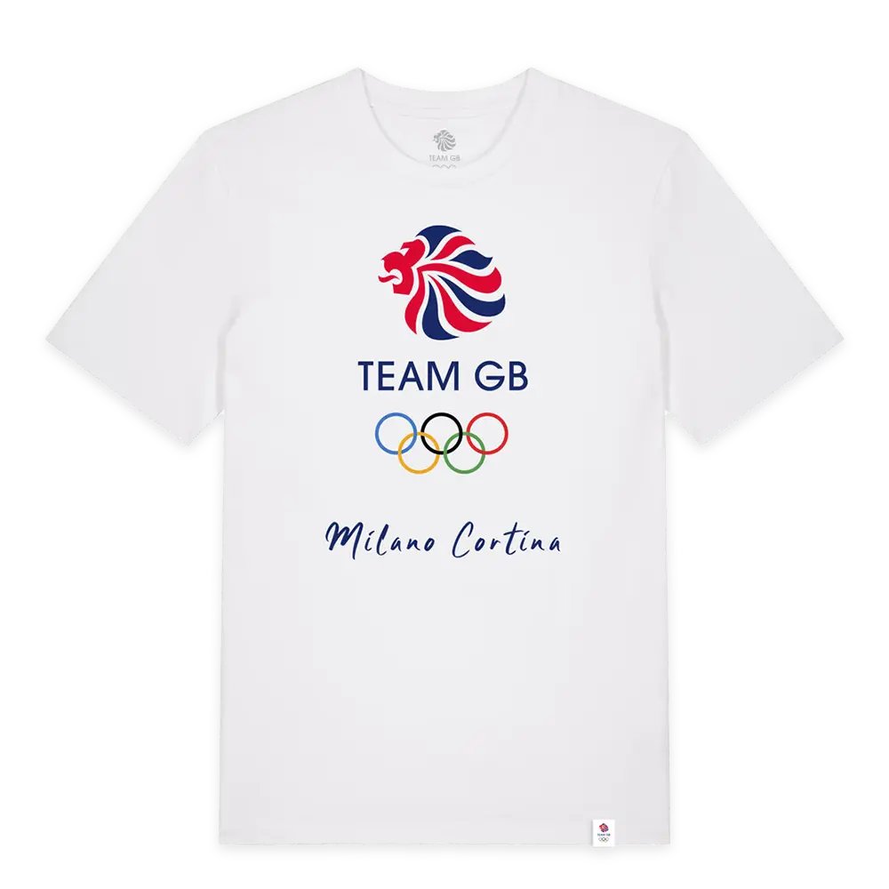 Team GB T-Shirt Team GB Logo Milan T-Shirt - White