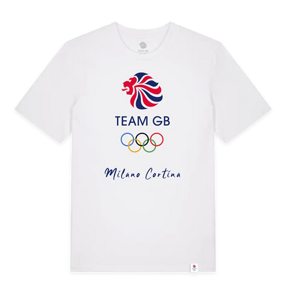 Team GB T-Shirt Team GB Logo Milan T-Shirt - White