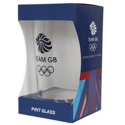 Team GB Pint Glass Team GB Logo Pint Glass