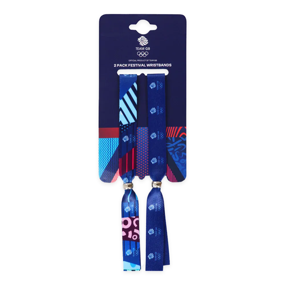Team GB Store Wristband Team GB Milan 2 Pack Festival Wristband