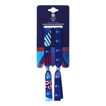 Team GB Store Wristband Team GB Milan 2 Pack Festival Wristband