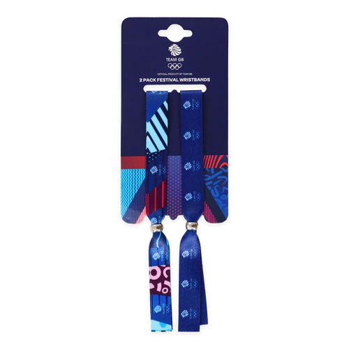 Team GB Store Wristband Team GB Milan 2 Pack Festival Wristband