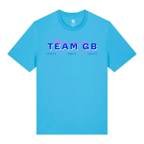 Team GB T-Shirt Team GB Milan T-Shirt - Aqua