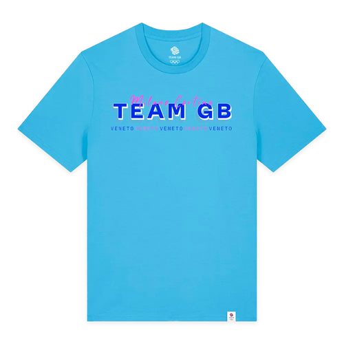 Team GB T-Shirt Team GB Milan T-Shirt - Aqua
