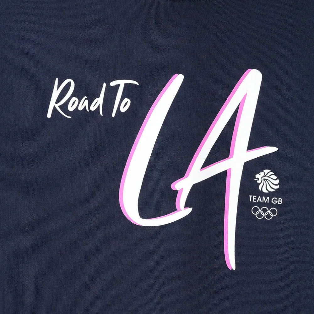 Team GB Hoodie Team GB Road to LA Hoodie - Navy