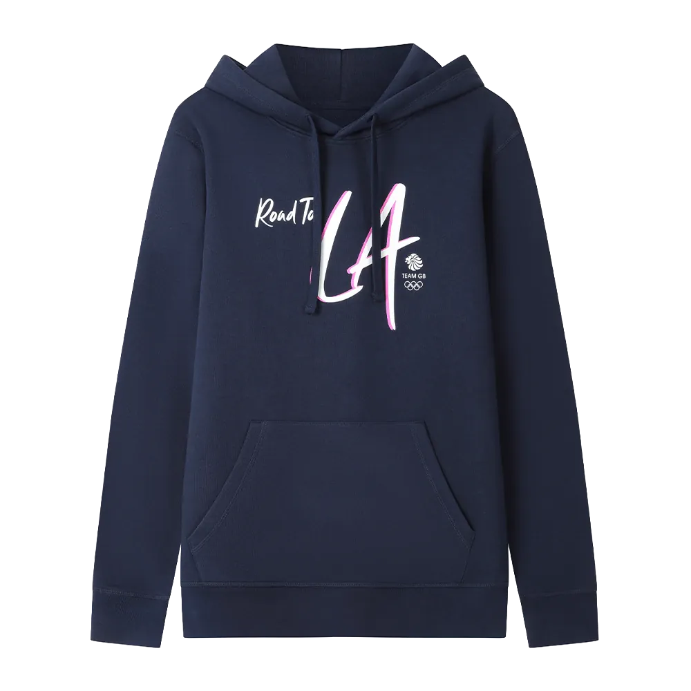 Team GB Hoodie Team GB Road to LA Hoodie - Navy