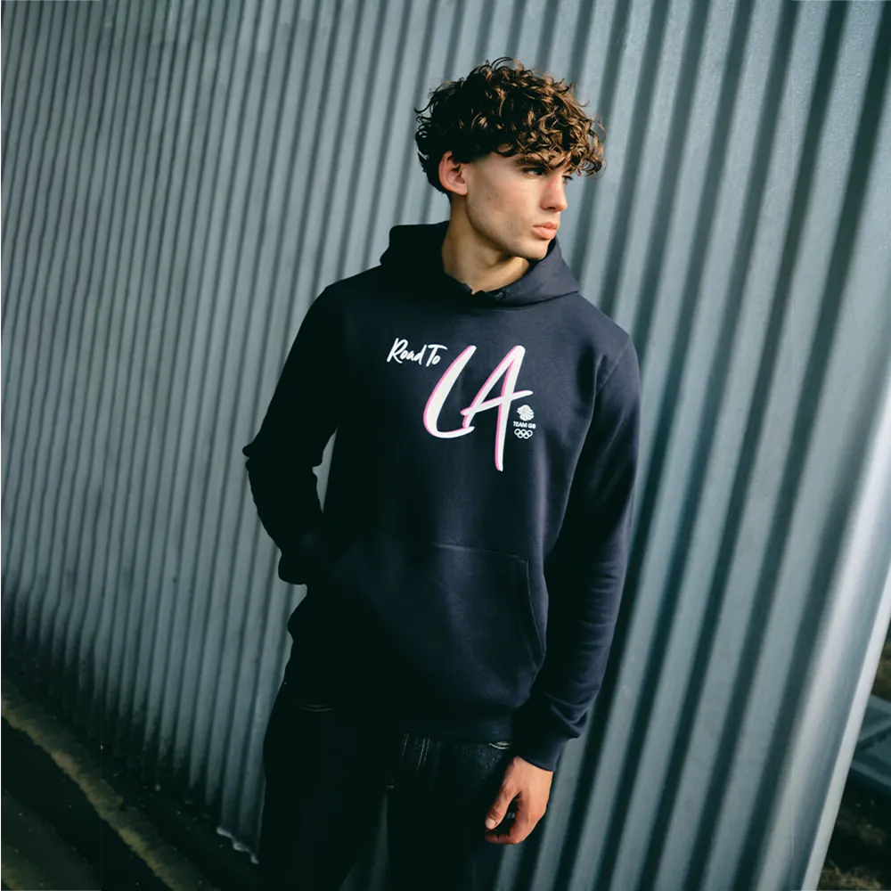 Team GB Hoodie Team GB Road to LA Hoodie - Navy