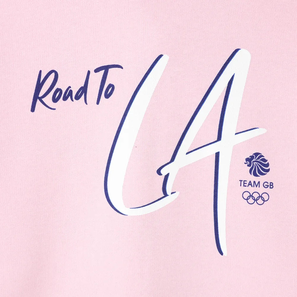 Team GB Hoodie Team GB Road to LA Hoodie - Pink