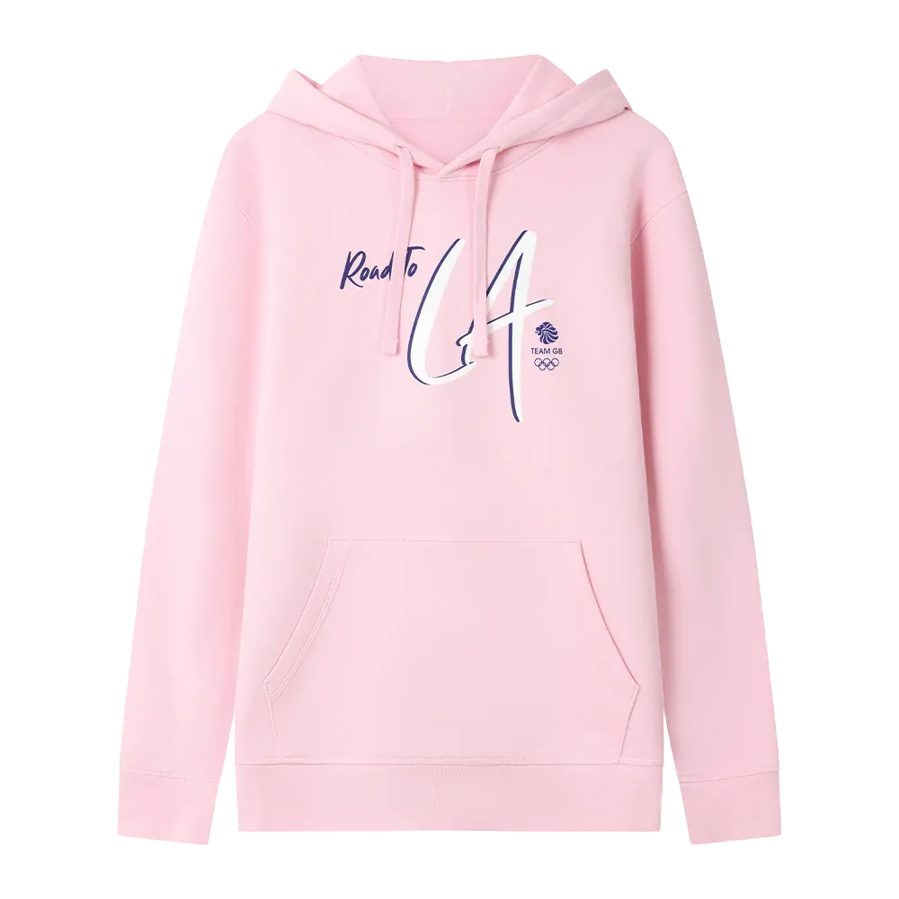 Team GB Hoodie Team GB Road to LA Hoodie - Pink