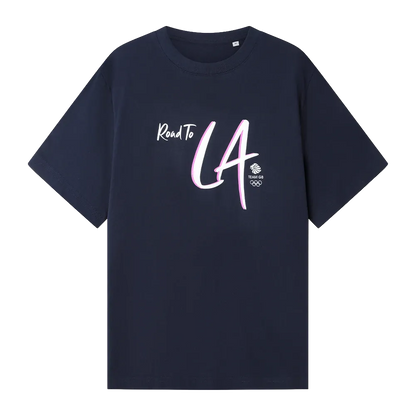 Team GB T-Shirt Team GB Road to LA T-shirt - Navy
