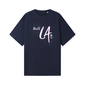 Team GB Store Team GB Road to LA T-shirt - Navy - Junior