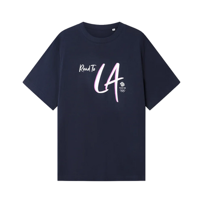 Team GB Store Team GB Road to LA T-shirt - Navy - Junior
