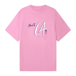 Team GB T-Shirt Team GB Road to LA T-shirt - Pink