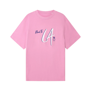 Team GB Store Team GB Road to LA T-shirt - Pink - Junior