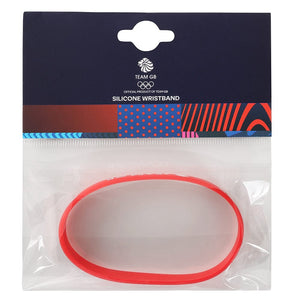 Team GB Wristband Team GB Silicone Logo Wristband