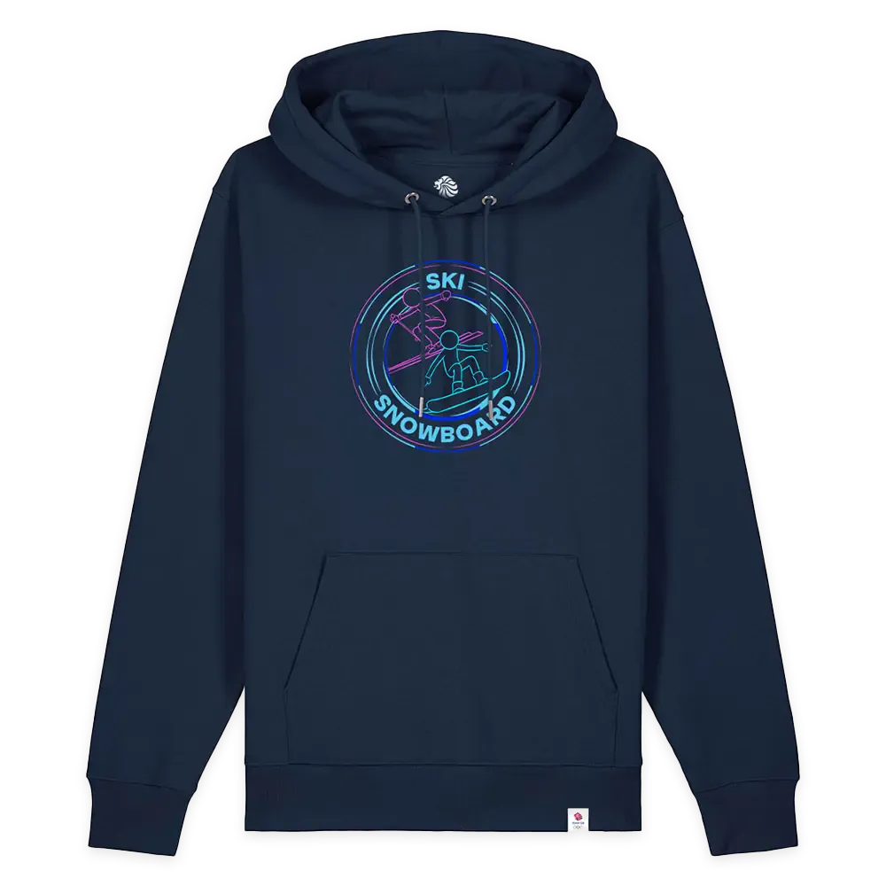 Team GB Hoodie Team GB Ski Snowboard Hoodie - Navy