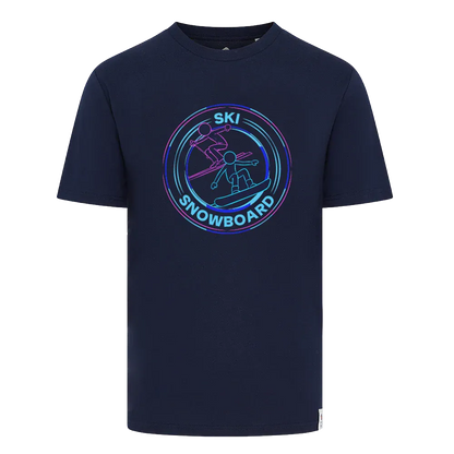 Team GB T-Shirt Team GB Ski Snowboard T-Shirt - Navy