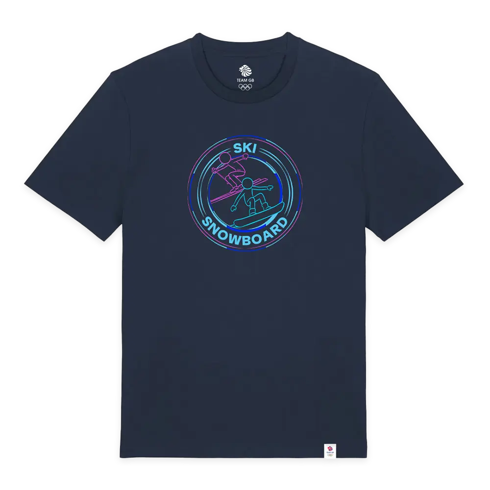 Team GB T-Shirt Team GB Ski T-Shirt - Navy
