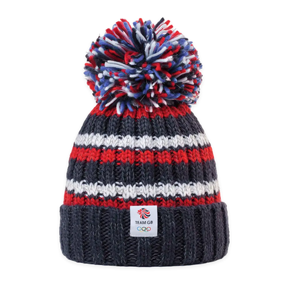 Team GB Bobble Hat Team GB Striped Super Bobble Hat