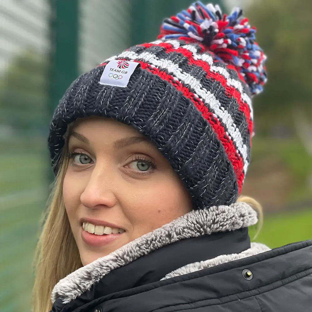 Team GB Bobble Hat Team GB Striped Super Bobble Hat