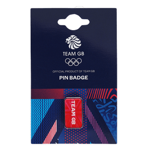 Team GB Pin Badge Team GB Text Pin Badge