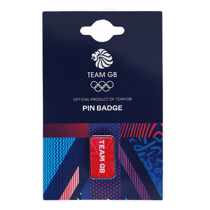 Team GB Pin Badge Team GB Text Pin Badge