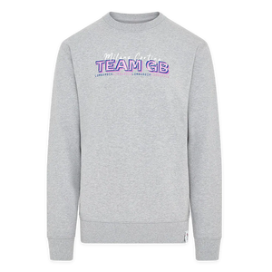 Team GB Sweatshirt Team GB Winter Olympics Milano Cortina 2026 Crew Sweat Shirt - Grey